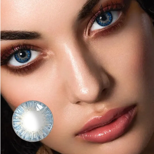 Lentes de Contacto Con borde Blue Vikeesy
