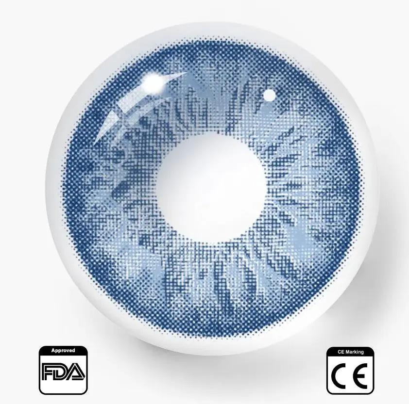 Lentes de Contacto Blue Margarita | Azul Natural y Atractivo Vikeesy