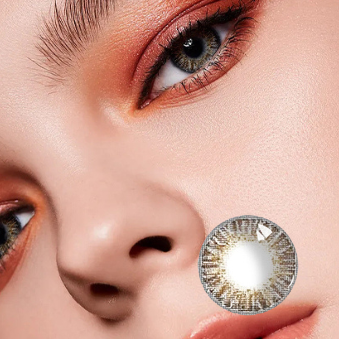 Lentes de Contacto Con borde Brown