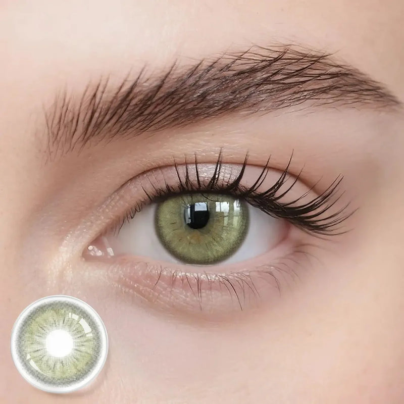 Lentes de Contacto Forest Fantasy | Verde Gris Natural 14.5 mm