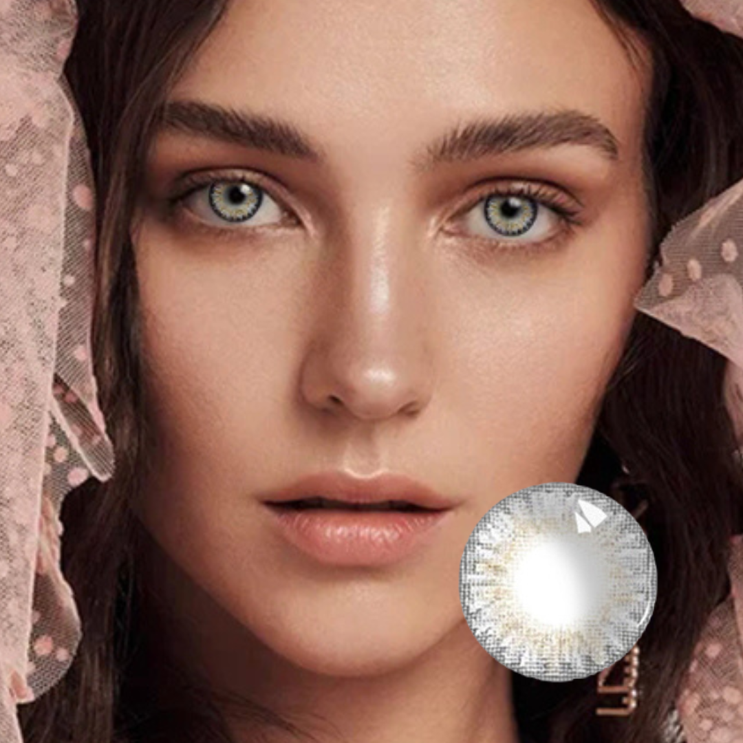 Lentes de Contacto Con Borde Gray