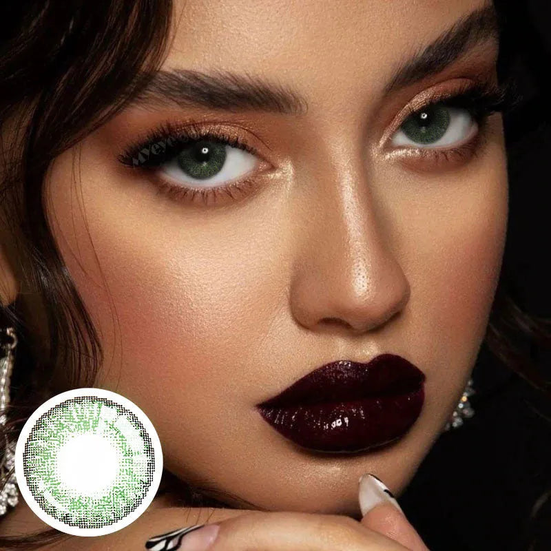 Lentes de Contacto Con Borde Green | Verde Intenso 14.2 mm