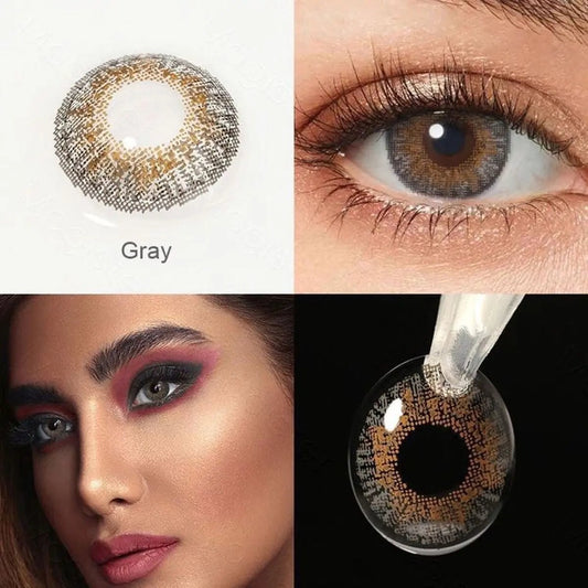 Lentes de Contacto Con Borde Gray Vikeesy