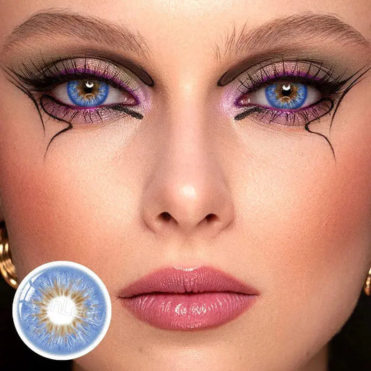 Lentes de Contacto Peacock blue Vikeesy