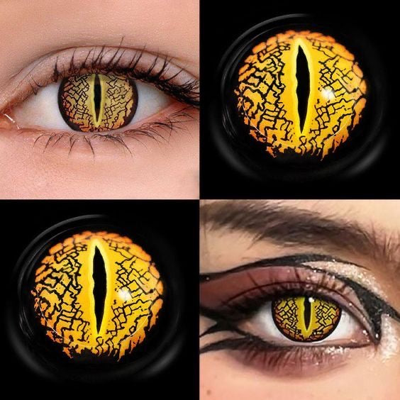 Lentes de contacto Lizard Eye Brown