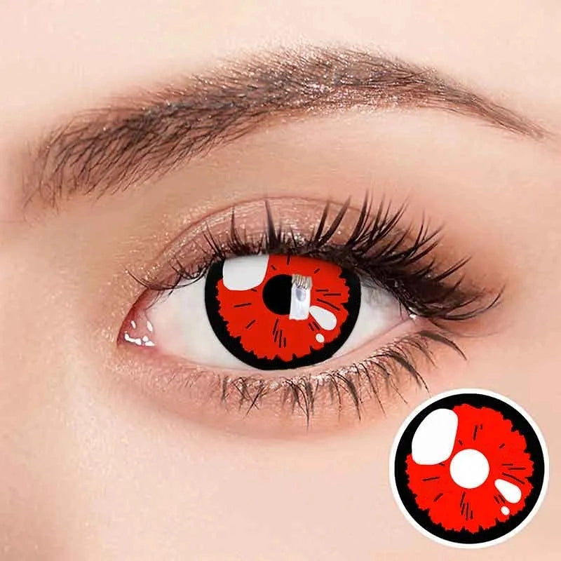 Lentes de contacto Black Lobelia red