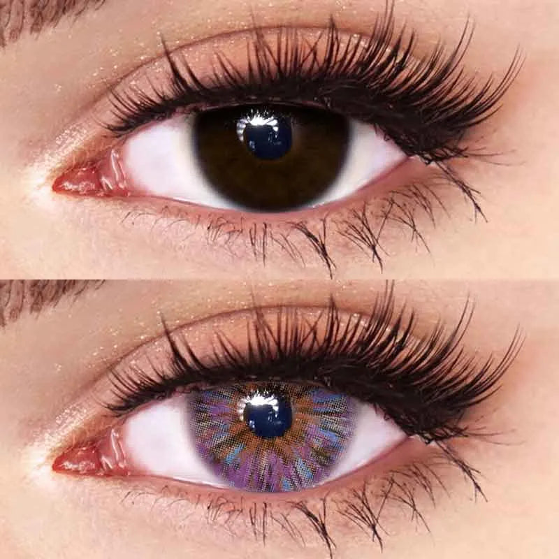 Lentes de Contacto Monet Purple | Estilo Artístico 14.2 mm
