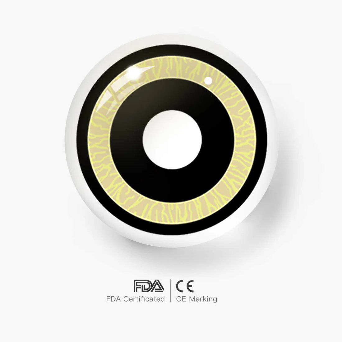 Lentes de Contacto Nebula Yellow