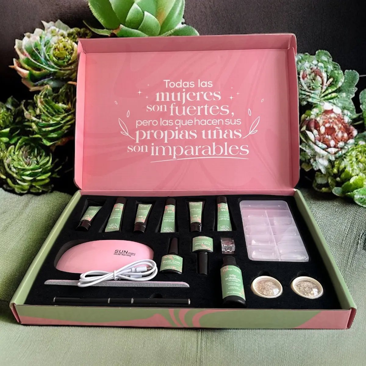 Kit Para uñas en Polygel Pressy Nails Vikeesy