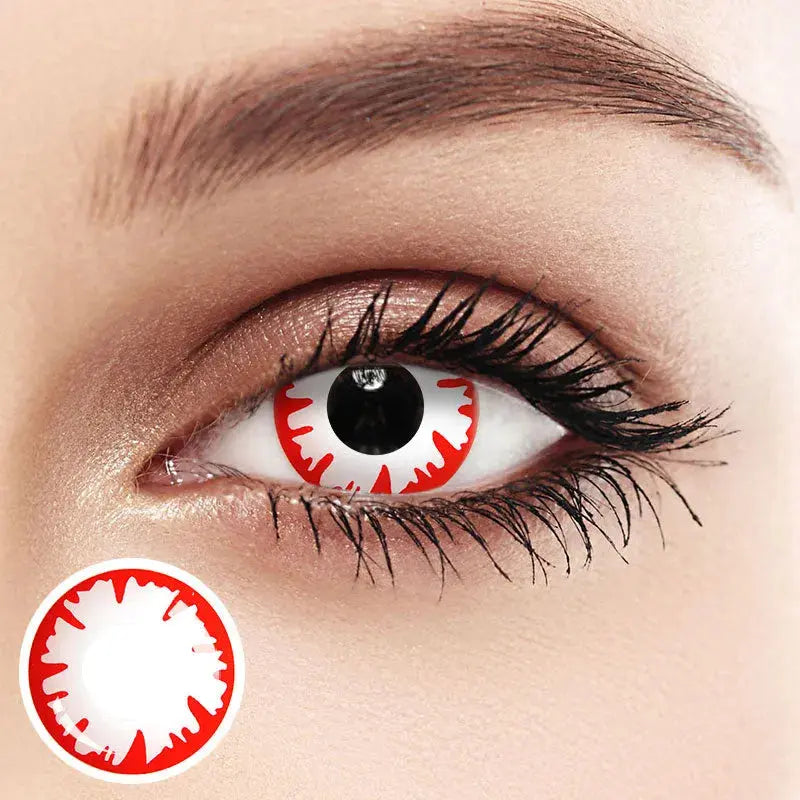 Lentes de contacto White Demon Vikeesy