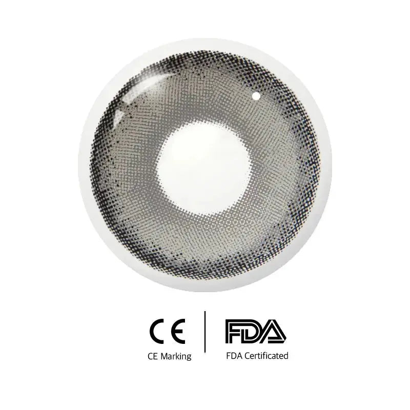 Lentes de Contacto X-Gray Portal | Gris Intenso y Moderno 14.2 mm Vikeesy
