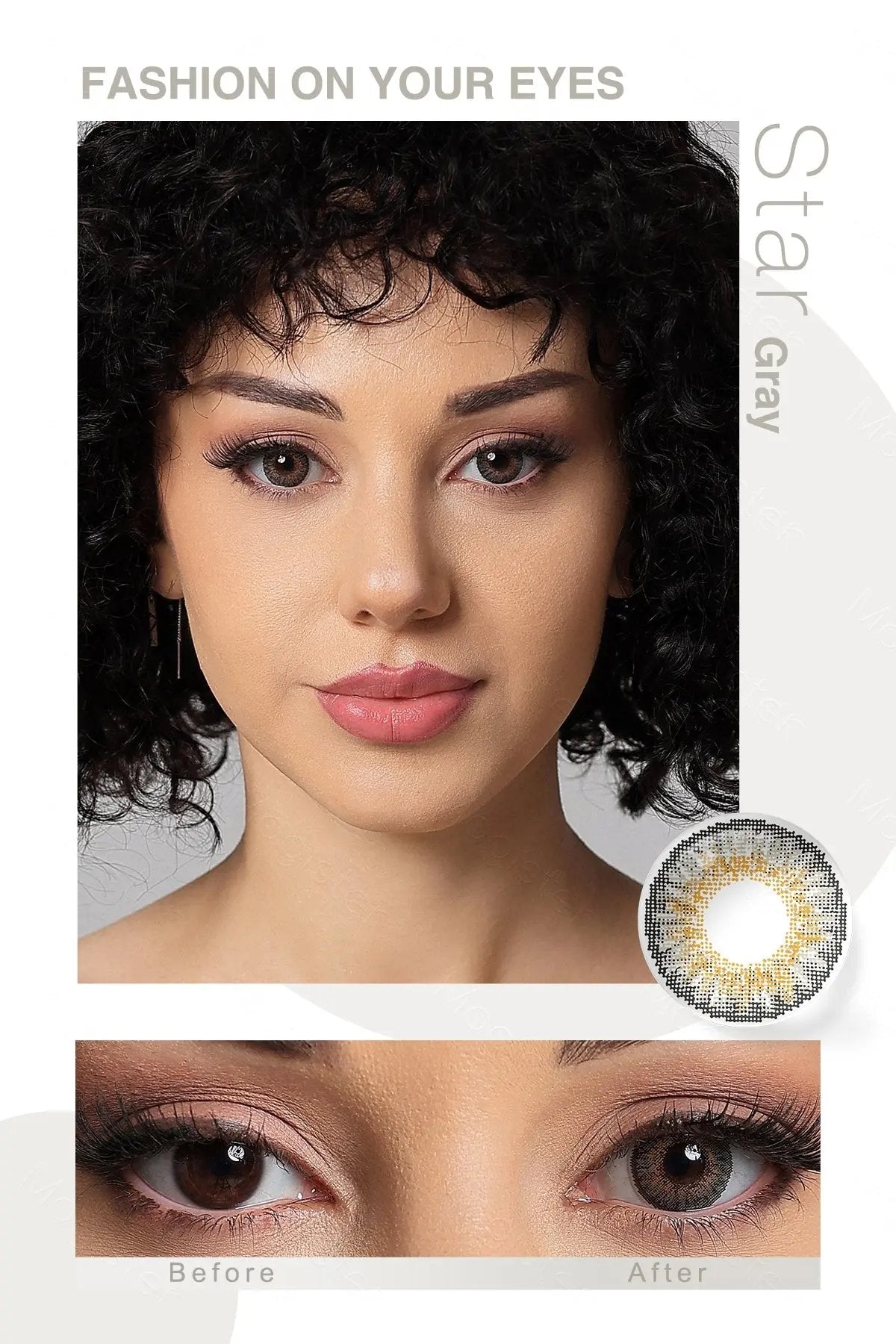 Lentes de Contacto Con Borde Gray Vikeesy