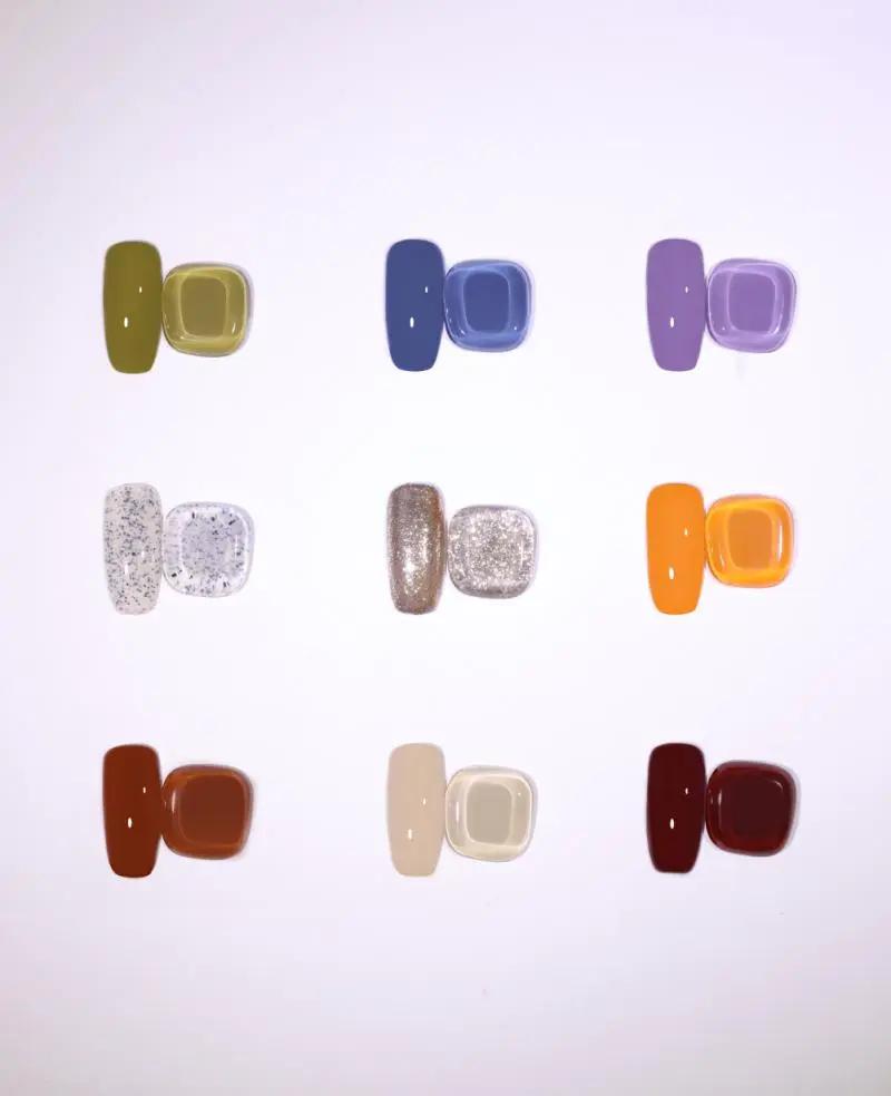 Paleta de esmaltes Semi permanentes en Gel Campo de Trigo Vikeesy