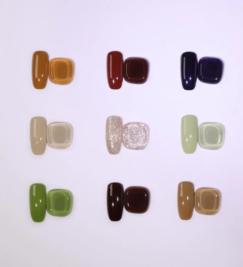 Paleta de esmaltes Semi permanentes en Gel Te de Rosas Vikeesy