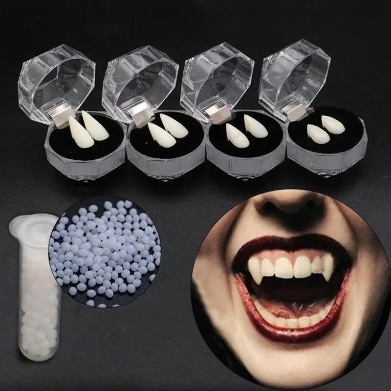 13 mm Colmillos de Vampiro para Halloween y Cosplay Vikeesy
