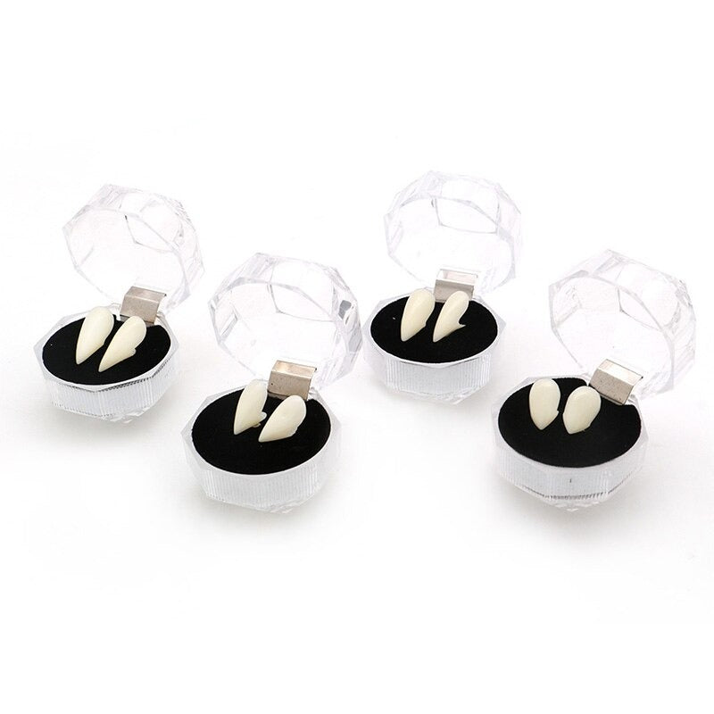 17 mm Colmillos de Vampiro para Halloween y Cosplay