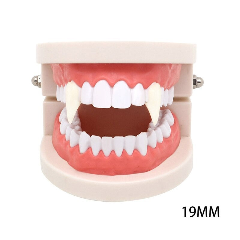19 mm Colmillos de Vampiro para Halloween y Cosplay