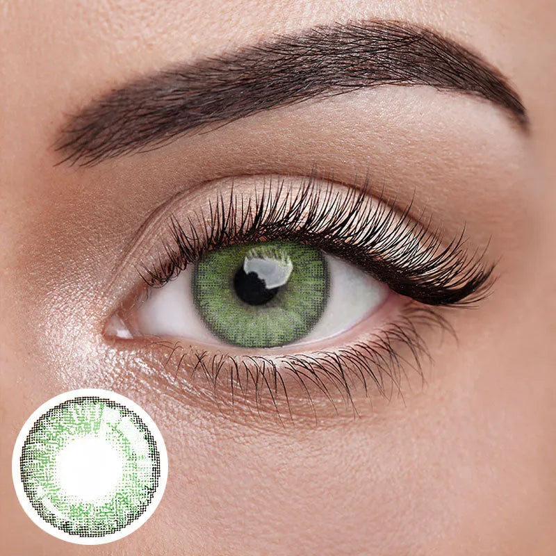 Lentes de Contacto Con Borde Green | Verde Intenso 14.2 mm