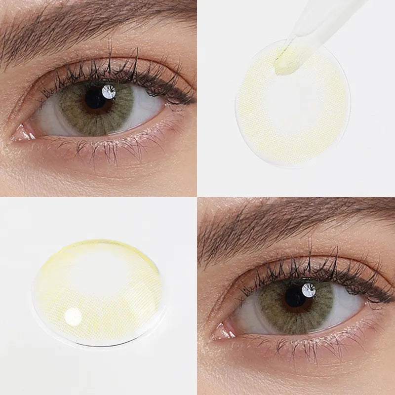 Lentes de Contacto Sin Borde Mel | Tono Miel Natural 14.2 mm