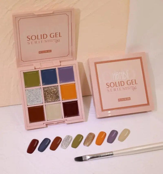 Paleta de esmaltes Semi permanentes en Gel Campo de Trigo Vikeesy