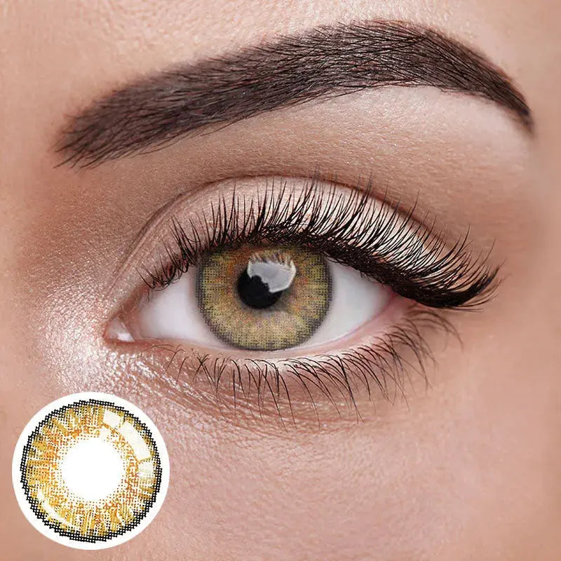 Lentes de Contacto Con Borde Pure Hazel Vikeesy