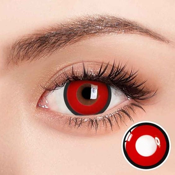 Lentes de Contacto Red Vampire | Rojo Dramático 14.5 mm