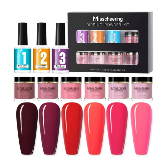 Kit Dipping Powder - Baño Polvo Acrílico De Inmersion Pressy Nails