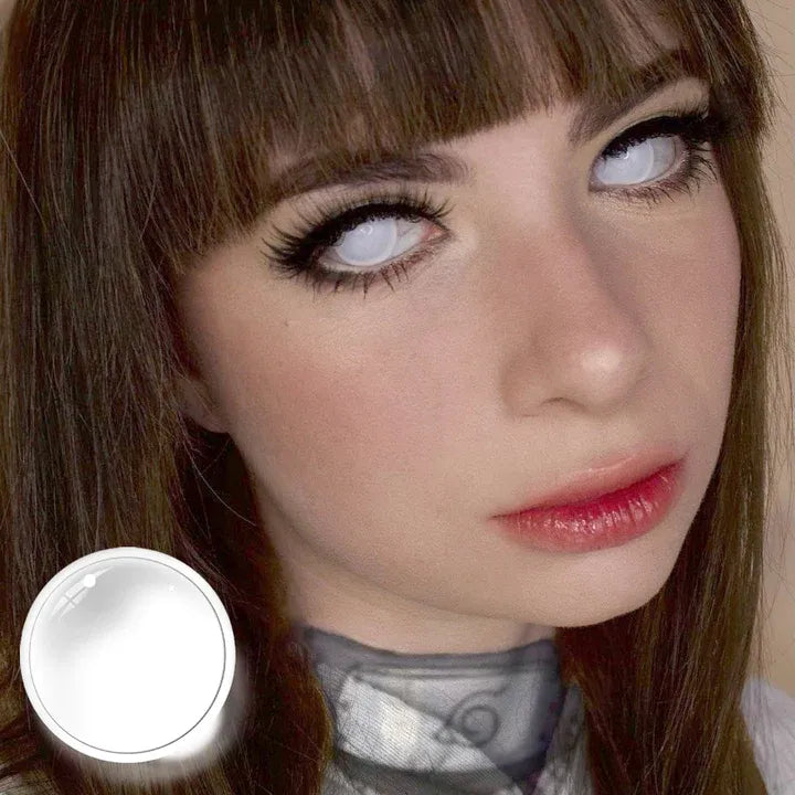Lentes de Contacto Total White | Efecto Blanco Total 14.5 mm