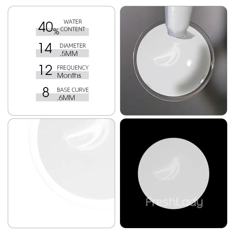 Lentes de Contacto Total White | Efecto Blanco Total 14.5 mm