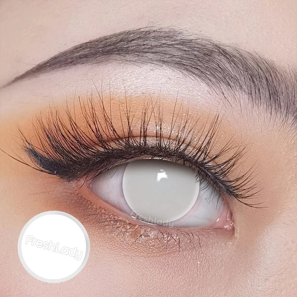 Lentes de Contacto Total White | Efecto Blanco Total 14.5 mm