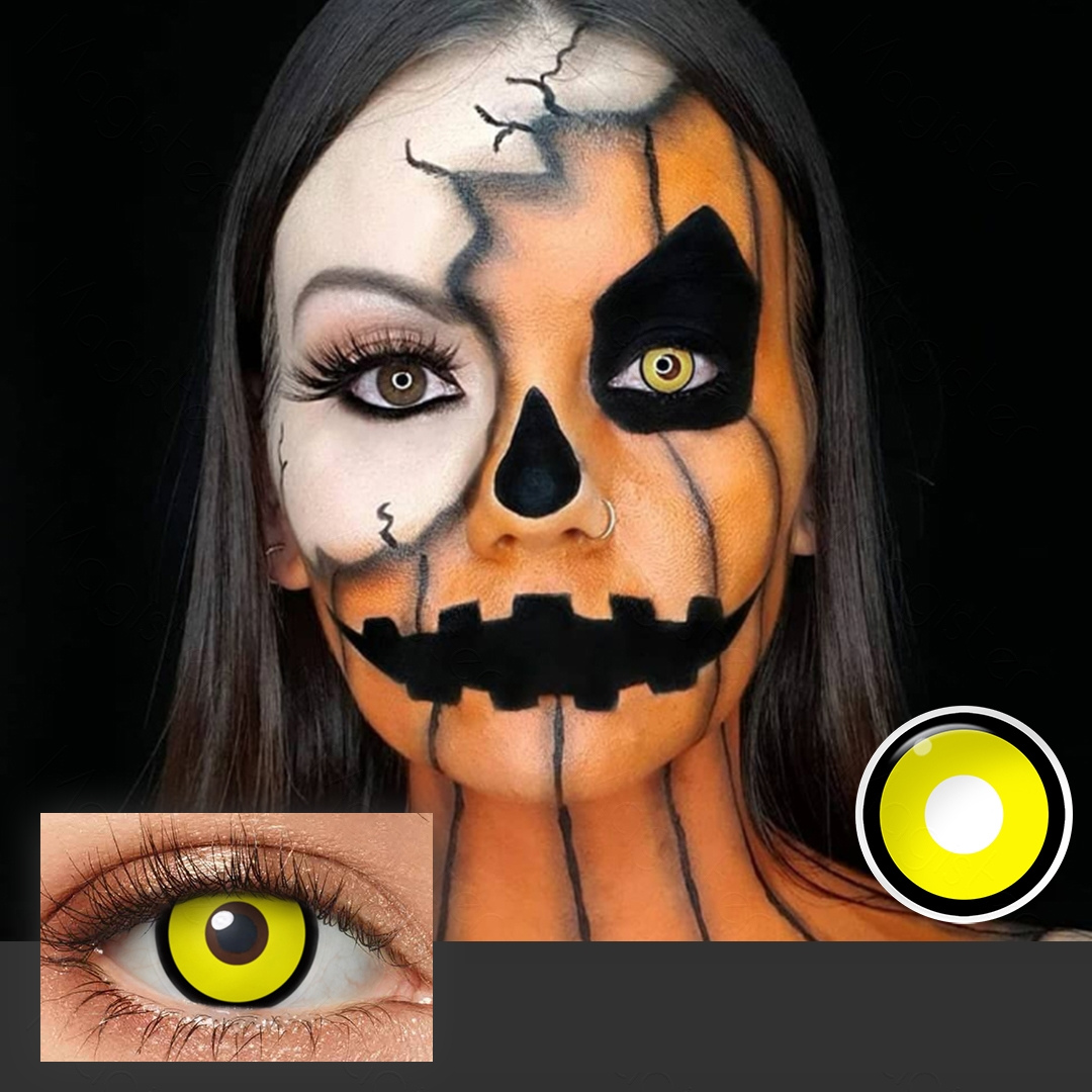 Lentes de contacto Yellow Manson