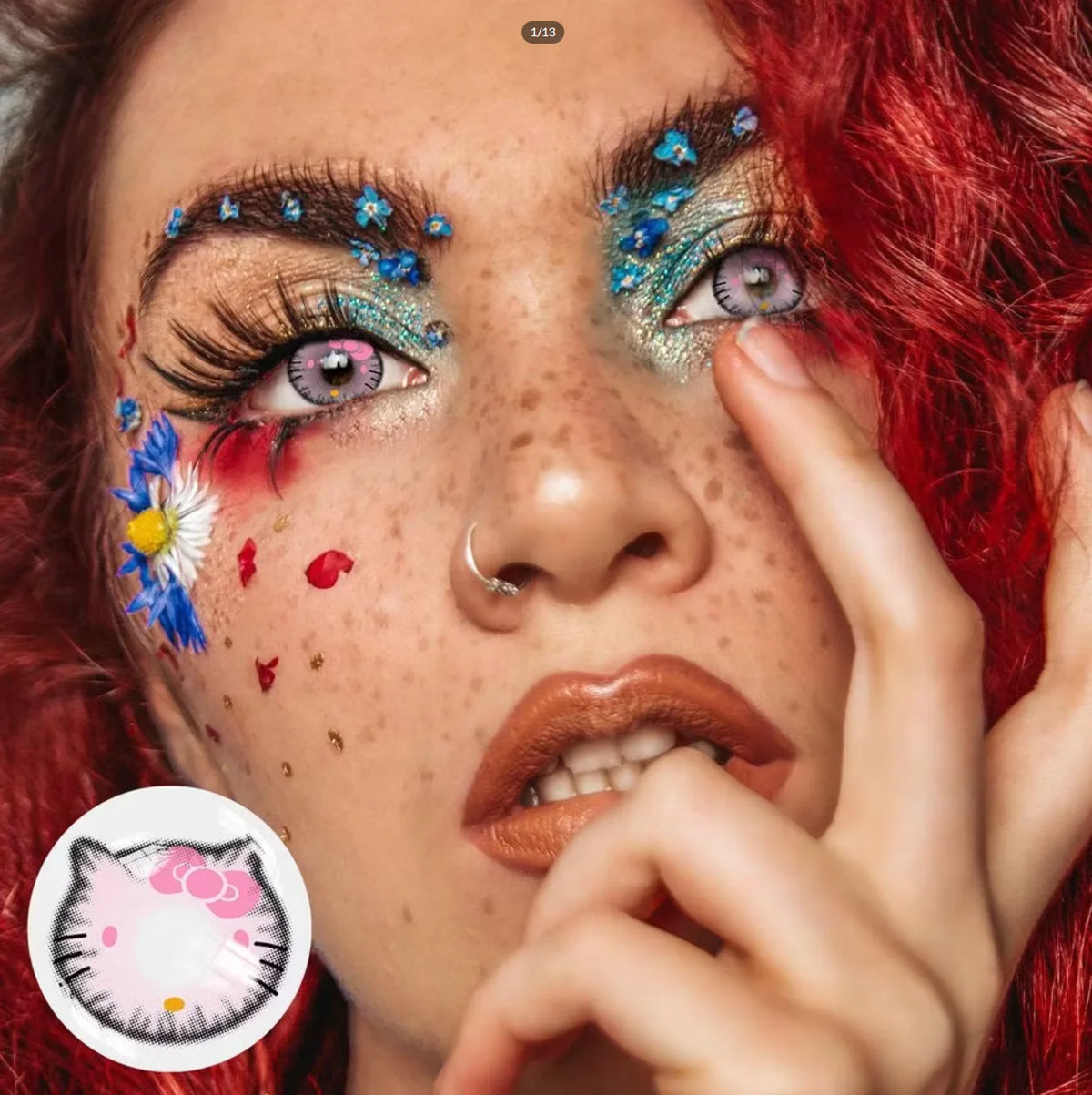 Lentes de Contacto Kitty Pink | Efecto Rosa Dulce 14.5 mm - Vikeesy