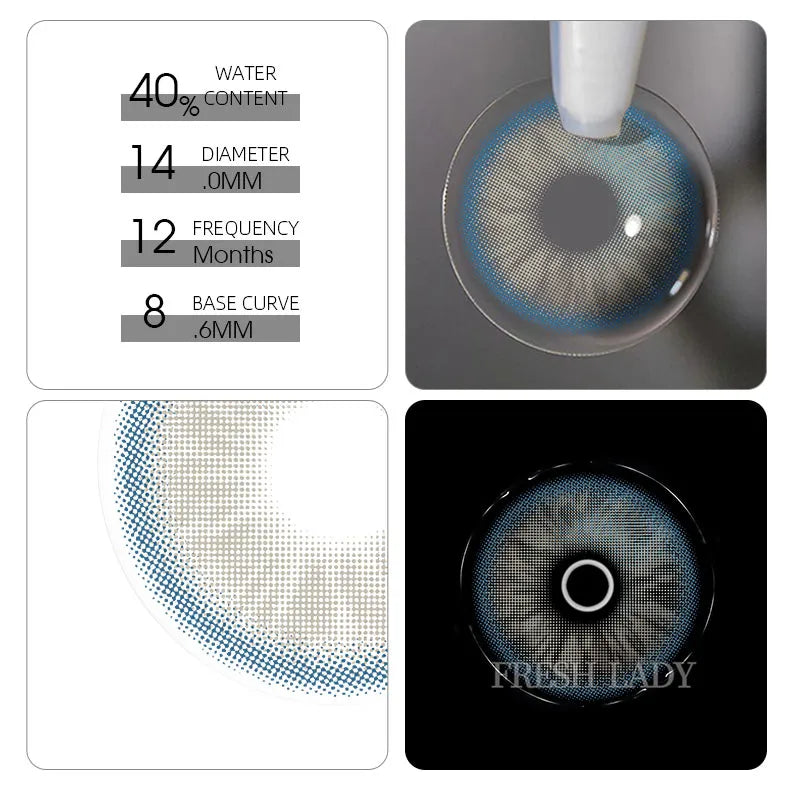 Lentes de Contacto Blue Dream | Azul Claro 14.0 mm