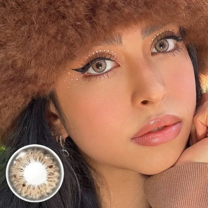 Lentes de Contacto Stunna Girl Nadine | Marrón Claro Natural 14.2 mm