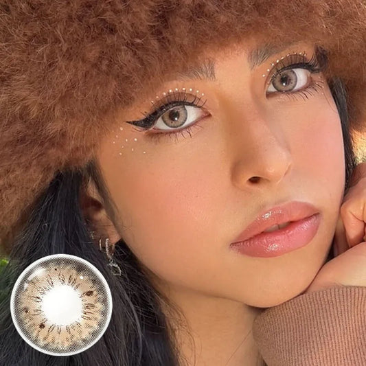 Lentes de Contacto Stunna Girl Nadine | Marrón Claro Natural 14.2 mm