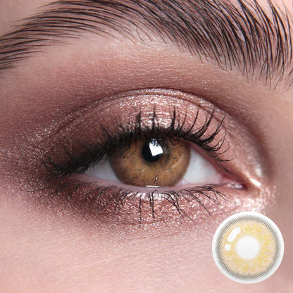 Lentes de Contacto Russian Brown | Café Claro Natural 14.2 mm