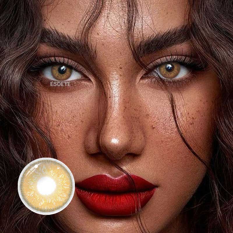 Lentes de Contacto Russian Brown | Café Claro Natural 14.2 mm