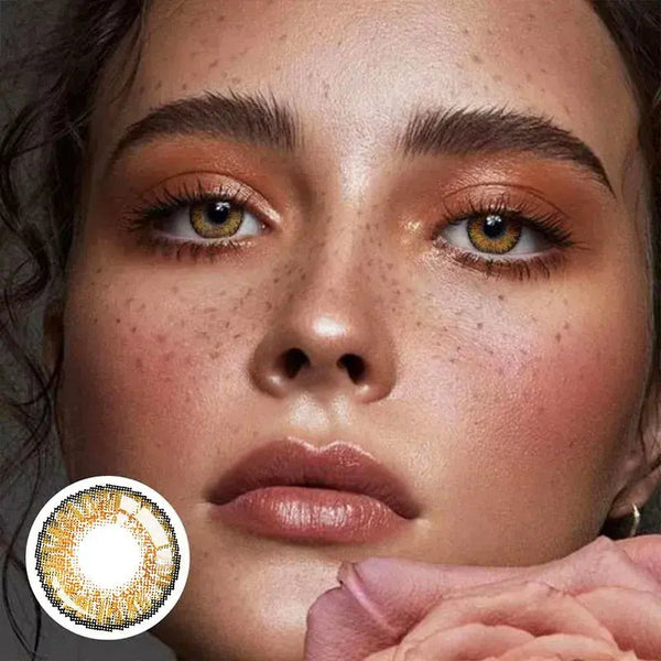 Lentes de Contacto Pure Hazel Efecto Miel Dorado Natural mm
