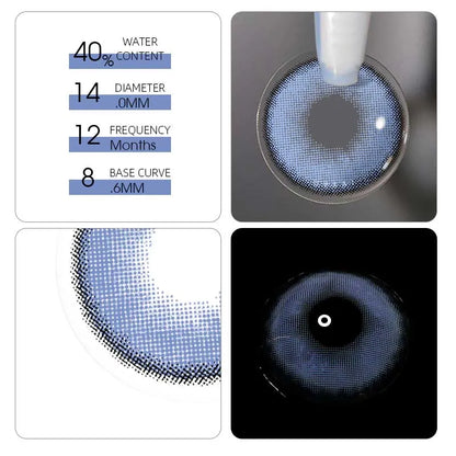Lentes de Contacto Sorayama Blue | Azul Claro 14 mm