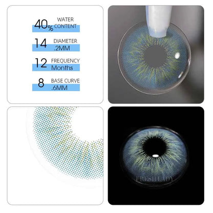 Lentes de Contacto Sun Kissed Tifany | Azul Natural 14 mm