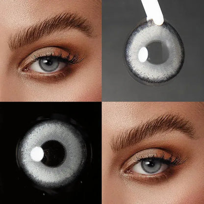 Lentes de Contacto X-Gray Portal | Gris Intenso y Moderno 14.2 mm Vikeesy