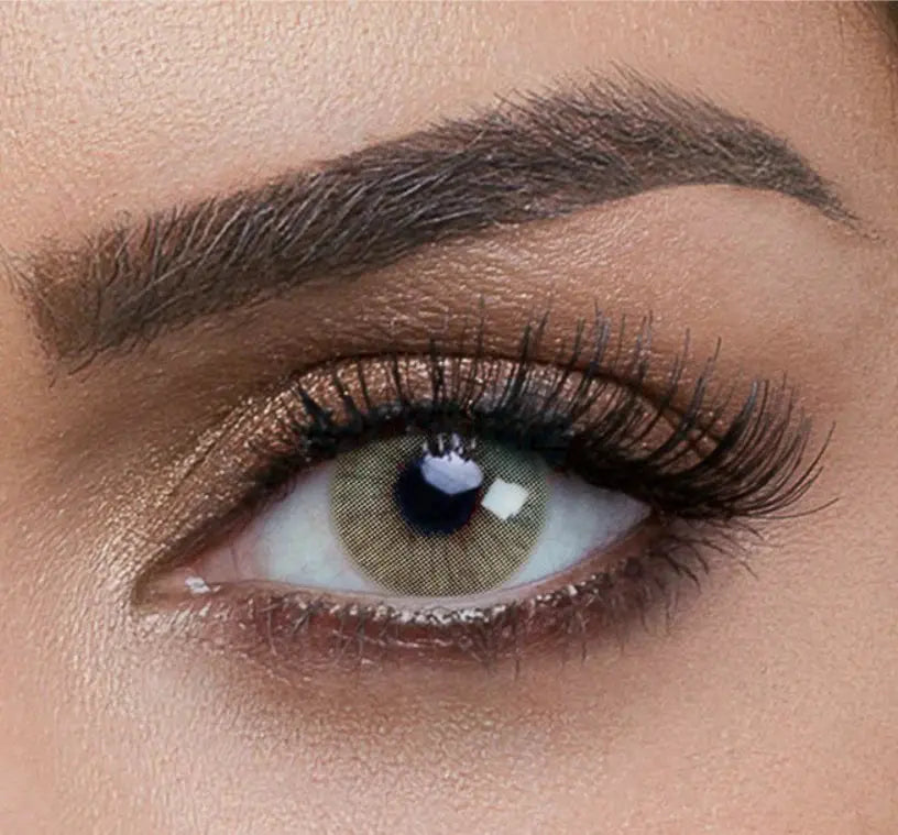 Maquillaje Lentes Para Morenas Lentes De Contacto Sin Borde Ambar