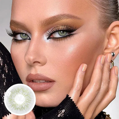 Lentes de Contacto Sun Kissed Bella | Verde Luminoso Natural 14 mm