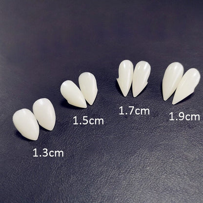 13 mm Colmillos de Vampiro para Halloween y Cosplay