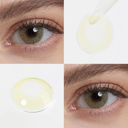 Lentes de Contacto Sin Borde Mel | Tono Miel Natural 14.2 mm