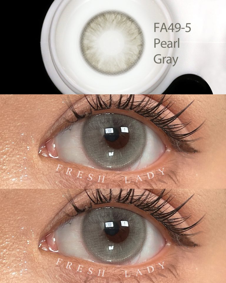 Lentes de Contacto Pearl Gray | Gris Natural Elegante 14.2 mm