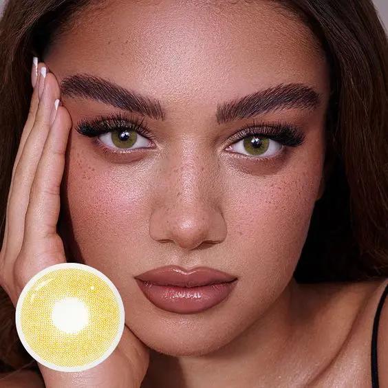 Contact Lenses Lentes De Contacto Color Avela Color Honey Brown