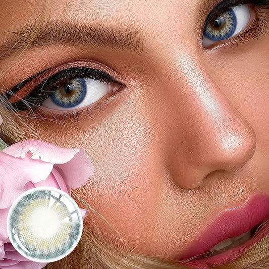 Lentes de Contacto Taylor Blue Gray | Gris Azulado Radiante 14.2 mm
