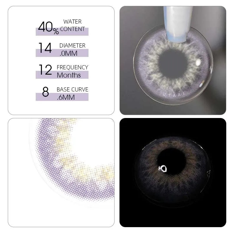 Lentes de Contacto Taylor Pink Violet | Vikeesy Colombia Vikeesy