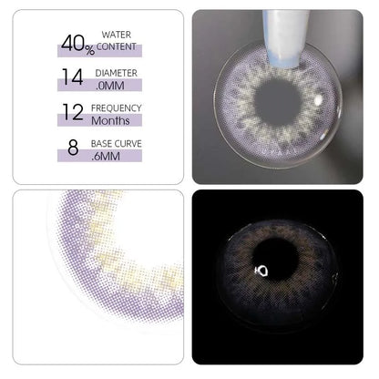 Lentes de Contacto Taylor Pink Violet | Vikeesy Colombia Vikeesy